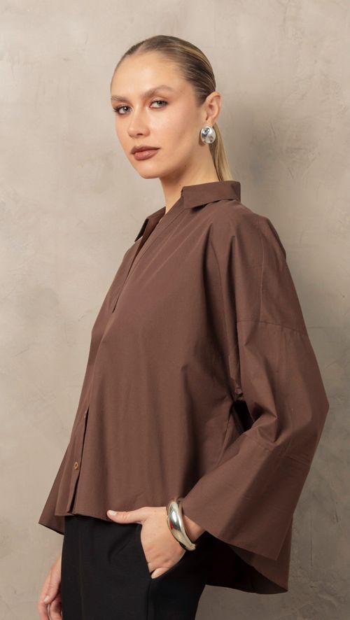 CAMISA MANGA AMPLA