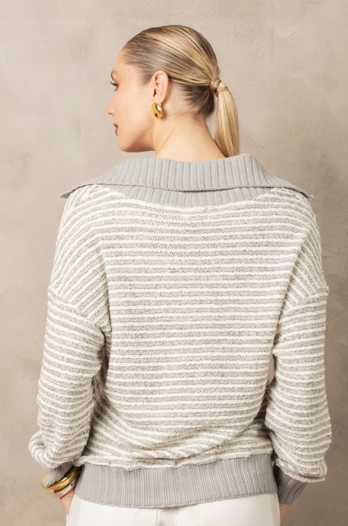 BLUSA MALHA TRABALHADA