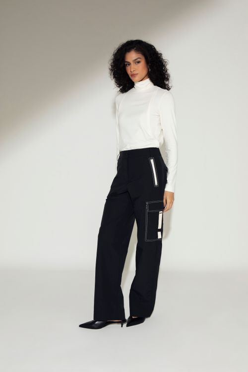 BLUSA MALHA SLIN OFF WHITE