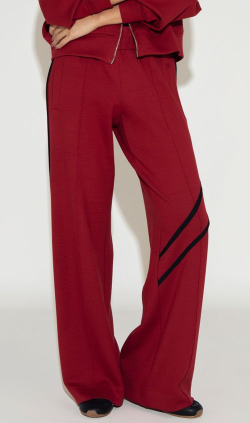 CALÇA PANTALONA MALHA VERMELHO