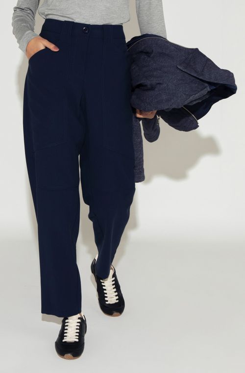CALÇA RETA BOLSOS