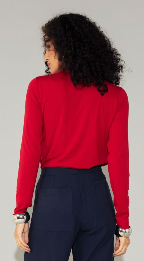 BLUSA MALHA SLIN VERMELHO