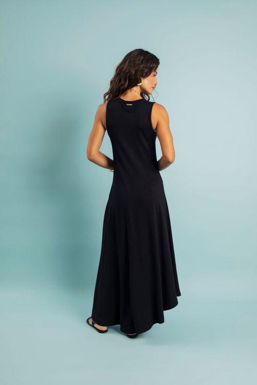 VESTIDO RECORTE BOLSO