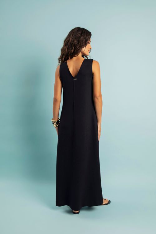 VESTIDO EVASE GRAFISMO