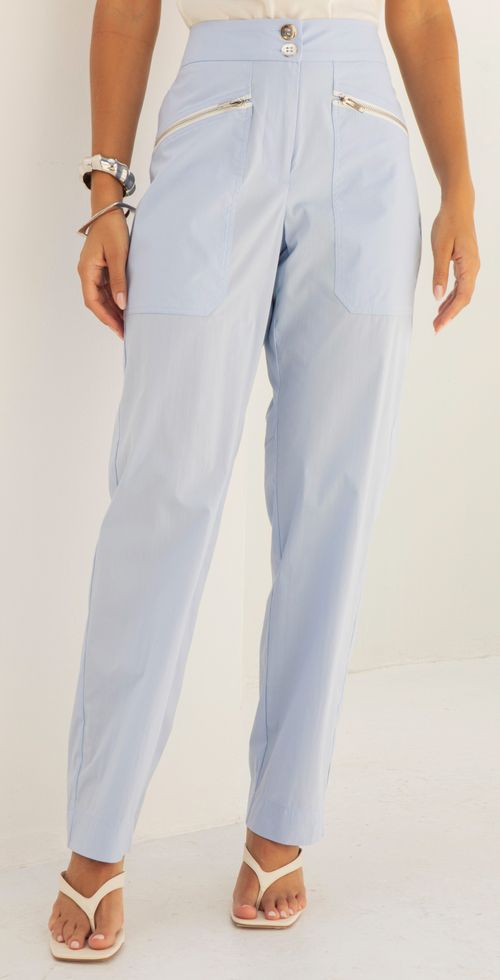 CALÇA SLIM ALGODÃO