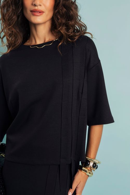 BLUSA RECORTE SOBREPOSTO