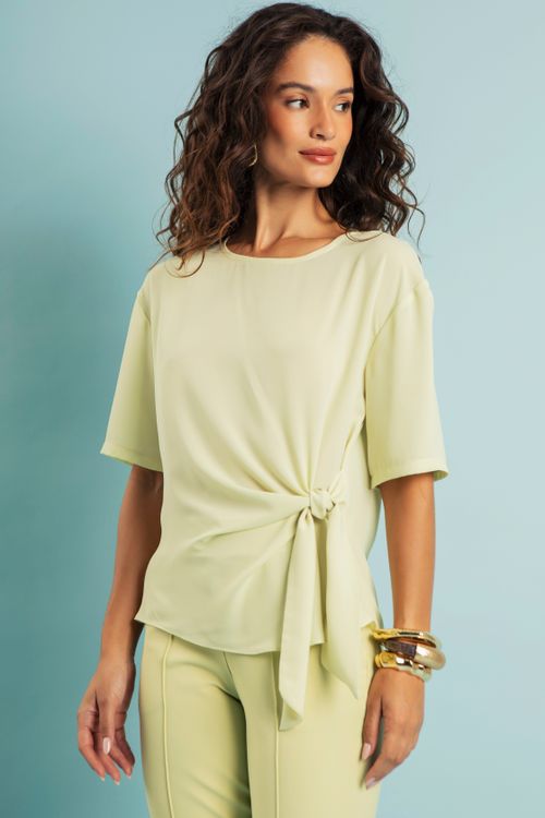 BLUSA LAÇO LATERAL