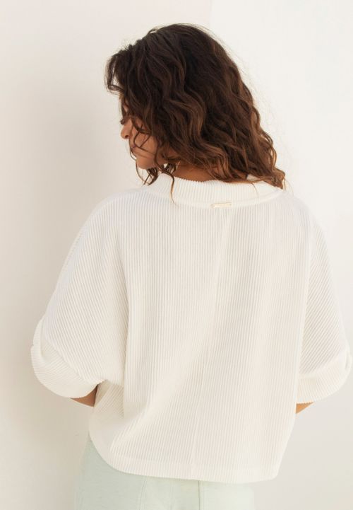 BLUSA MALHA CANELADA BOX