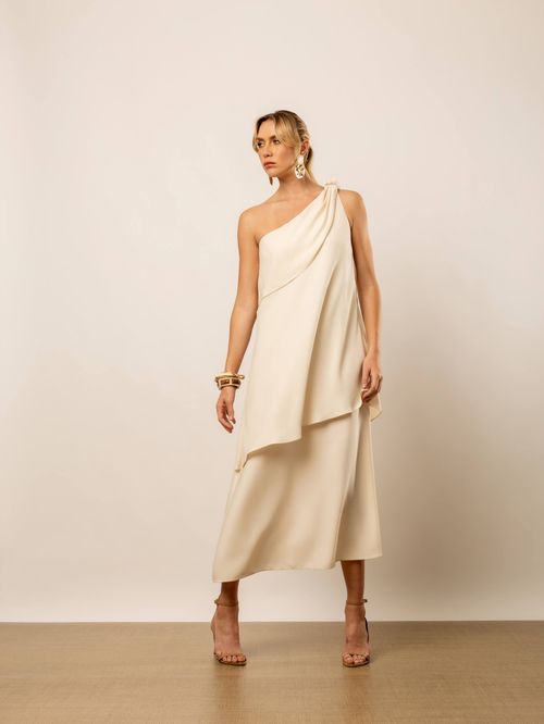 VESTIDO OMBRO CAMADAS