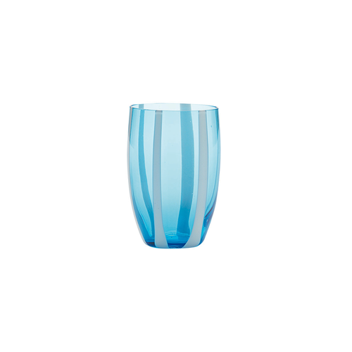 ZAFFERANO Melting Pot 6 mix Glasses bicolor blue/aquamarine