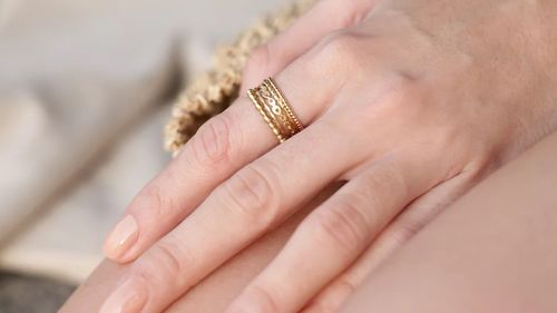 Wish Aliança Contas com diamantes