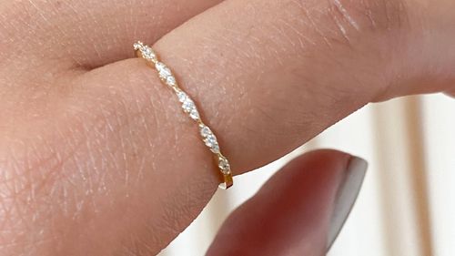 Wish Aliança Mandarine em ouro 18k e diamante