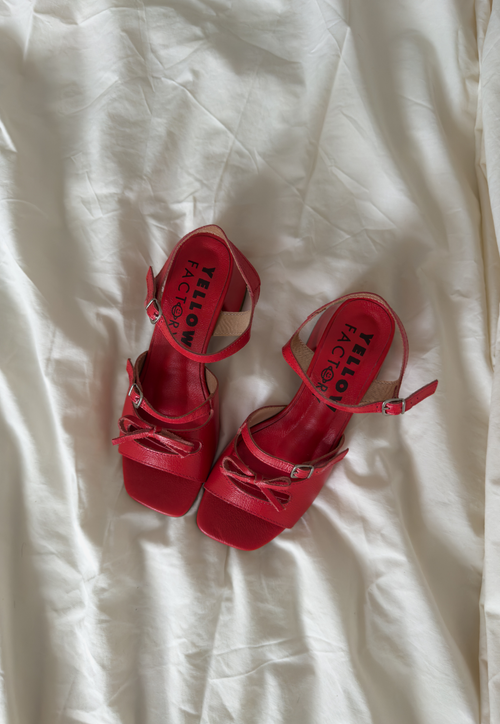 Sandália Lacinhos - Vermelho
