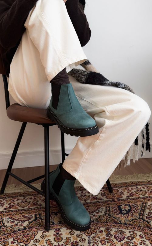 Bota Chelsea Rústica - Azul