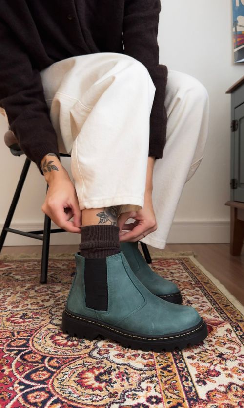 Bota Chelsea Rústica - Azul