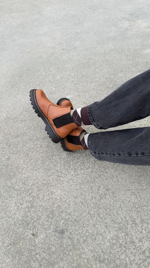 Bota Chelsea - Caramelo 
