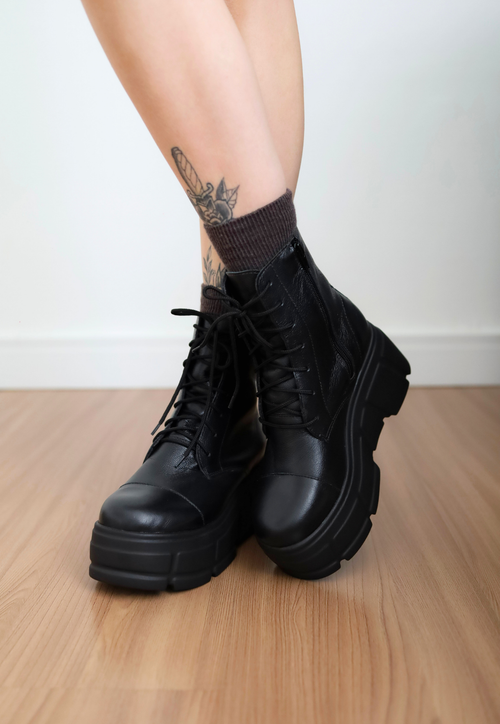 Coturno Grunka - Preto 