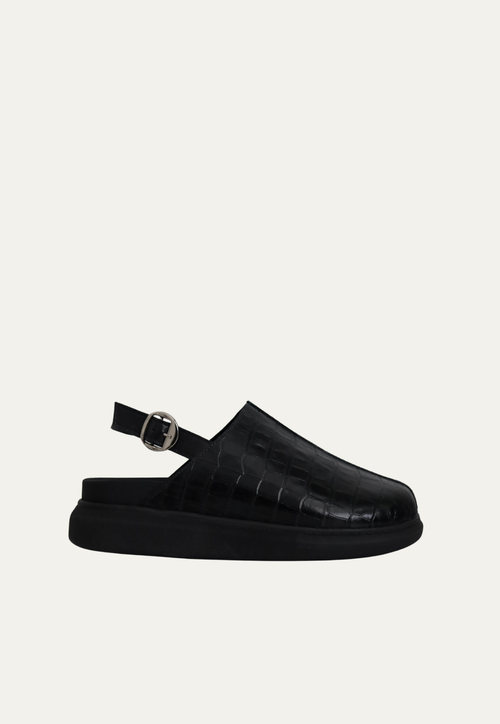 Clog Moni Duo - Croco Preto 