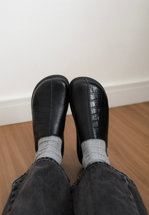 Clog Moni Duo - Croco Preto 