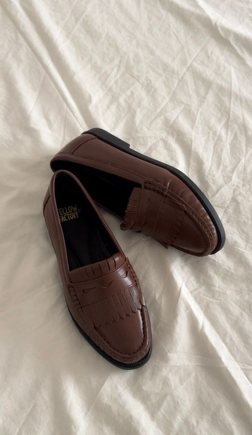 Mocassim Fringe - Café 