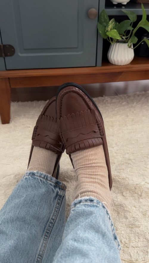 Mocassim Fringe - Café 