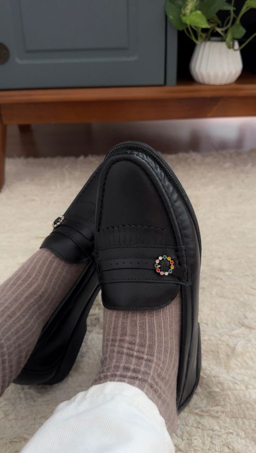 Mocassim Cora - Preto