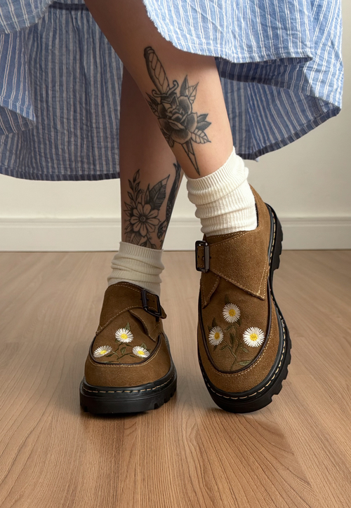 Sapato Daisy - Caramelo