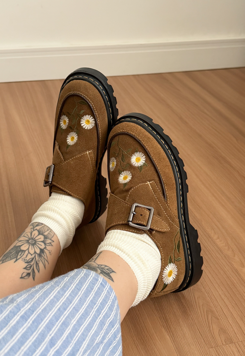 Sapato Daisy - Caramelo