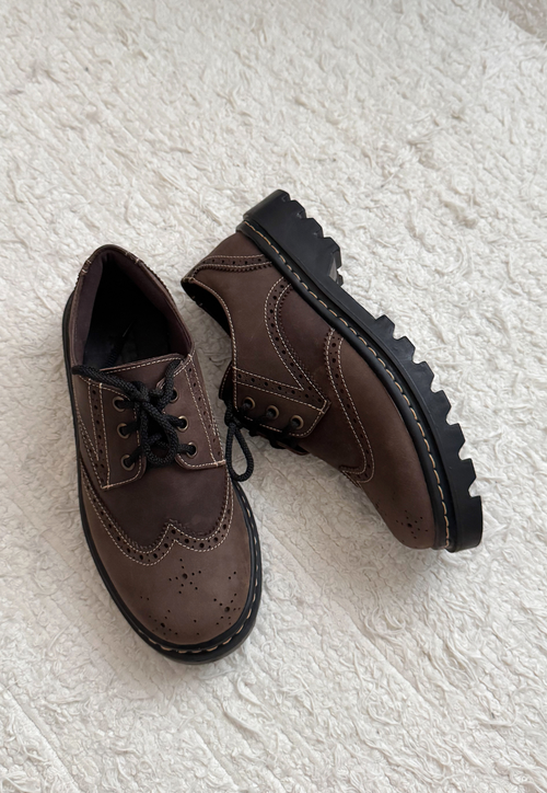 Oxford Brogue - Marrom Rústico