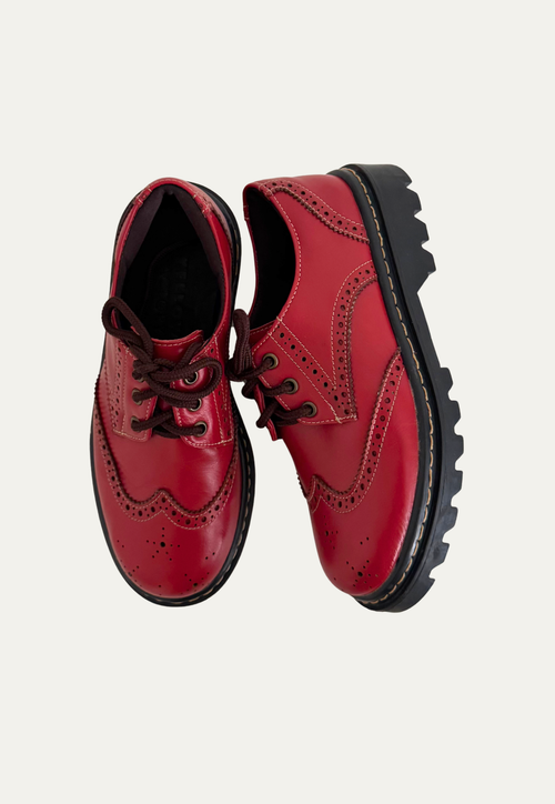 Oxford Brogue - Vermelho