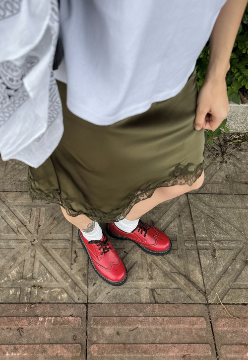 Oxford Brogue - Vermelho