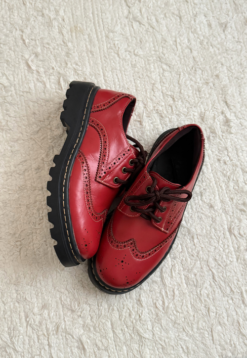 Oxford Brogue - Vermelho