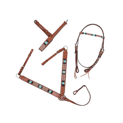 Conjunto Cabeçada Peiteira Gamarra Collor Match 304A
