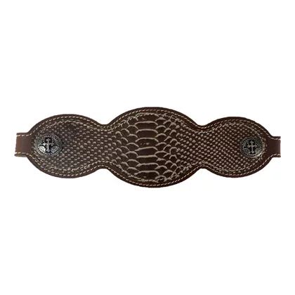 Focinheira Couro Snake Print