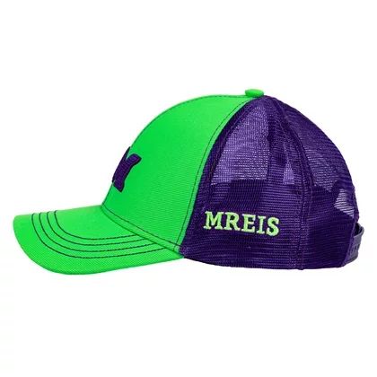 Boné Mreis 6 Gomos Juvenil Verde Neon