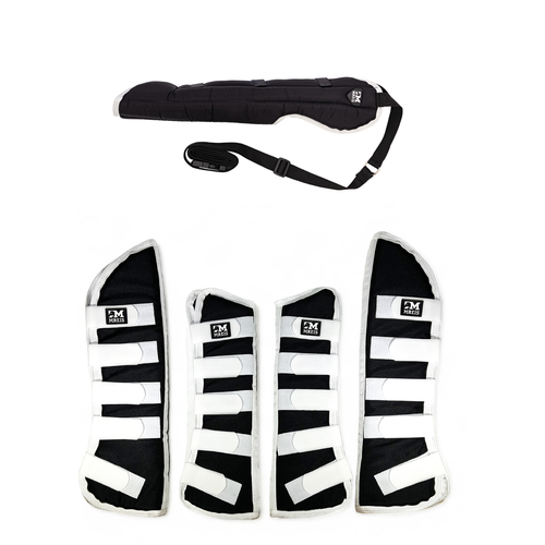 Combo Protetor De Viagem + Protetor De Rabo Viagem - Coleção Black & White