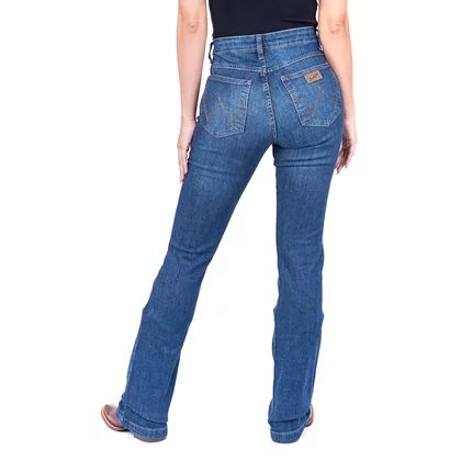 Calça Fem Western Boot Flare Wrangler
