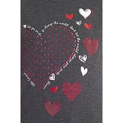 Camiseta Infantil Feminino Mescla M/C Class V2 Tassa