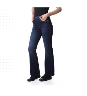 Calça Jeans Lycra Fem Urbano Flare Wrangler