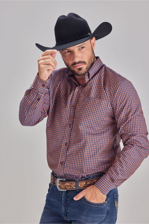 Camisa Masc ML Classic Xadrez La/Azma All Hunter