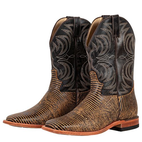 Bota Couro Lagarto Havana / Fossil Oil Café Jacomo