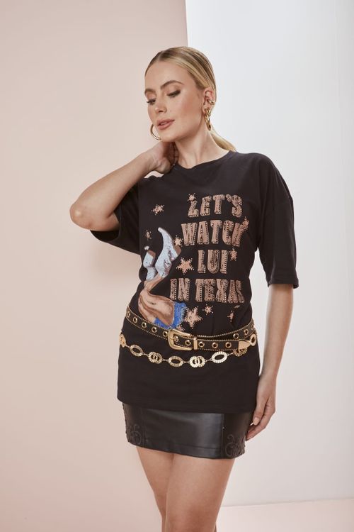 T-Shirt Over Lui Moon Horse