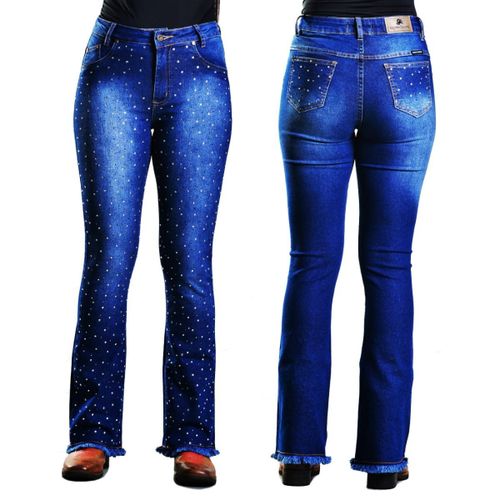 Calça Flare Chuvisco Prata