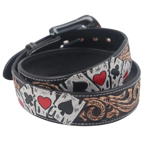 Cinto Couro Baralho Arizona Belts