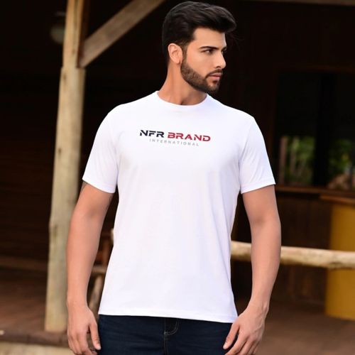 Camiseta Masc Nfr Bordada Bc