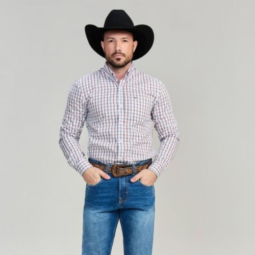 Camisa Masc Ml Classic Fit Xadrez All Hunter