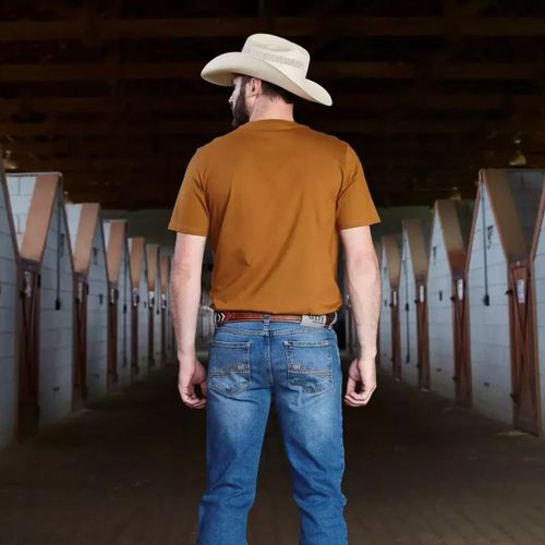 T-Shirt Masc Selff Print Original Brand Ocre