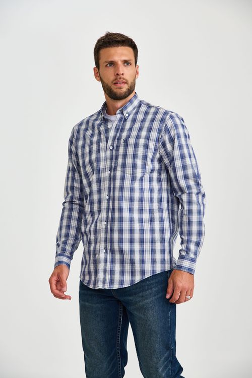 Camisa M/L Regular Tricoline Xadrez