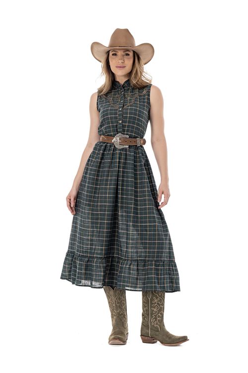 Vestido Midi Mount Zenz Western