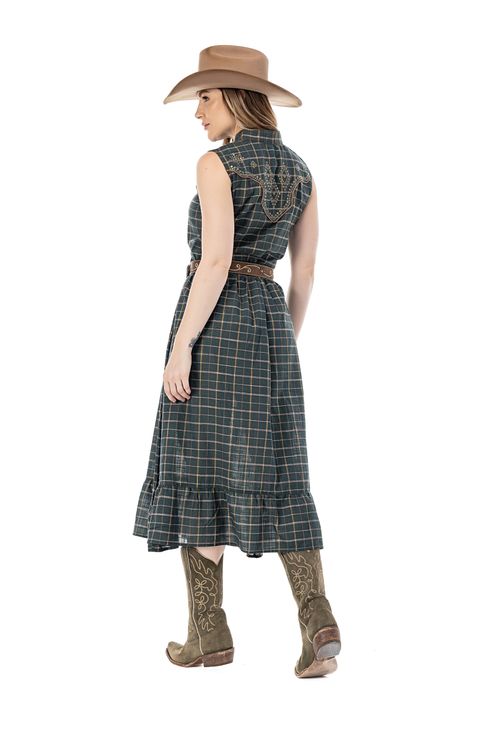 Vestido Midi Mount Zenz Western